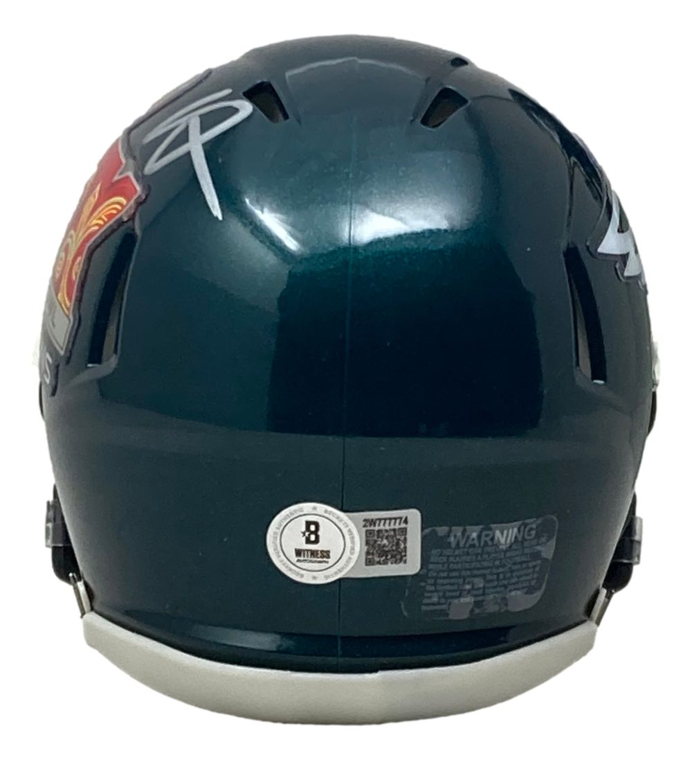 Howie Roseman Autographed Philadelphia Eagles Super Bowl LIX Mini Speed Helmet - Limited Edition Collectible for Eagles Fans, Sports Memorabilia, and Home/Office Display