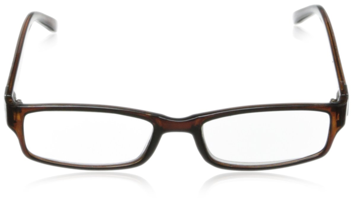 Foster Grant Men's Derick Rectangular Reading Glasses +1.50 to +4.00 Strength | Lightweight & Durable Frame | Perfect for Reading, Computer Use & Daily Wear
