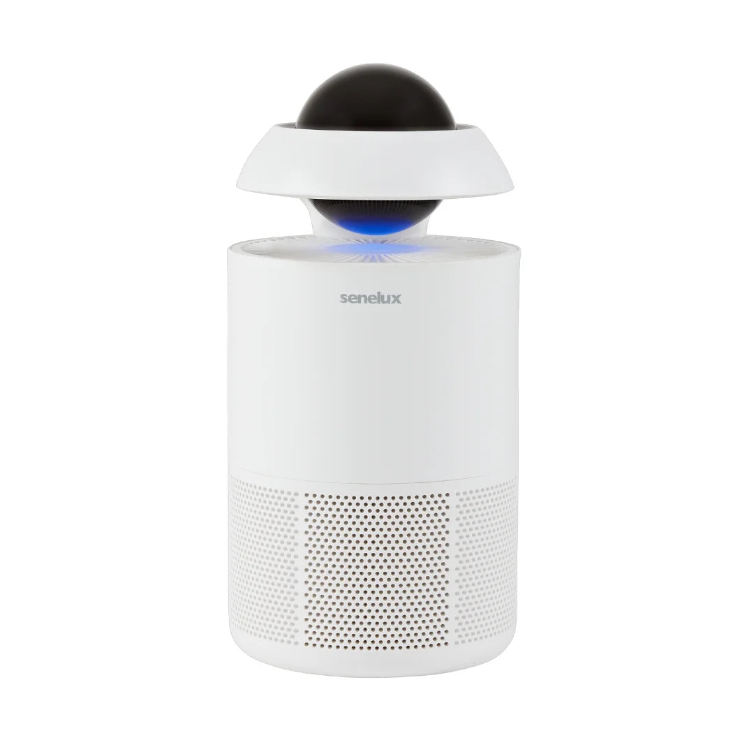 Refurbished Jupiter Air Purifier with HEPA Filter & Smart LED Lighting - Quiet Home Air Cleaner for Allergies, Dust, Pet Dander - Perfect for Bedroom, Office & Nursery (White)