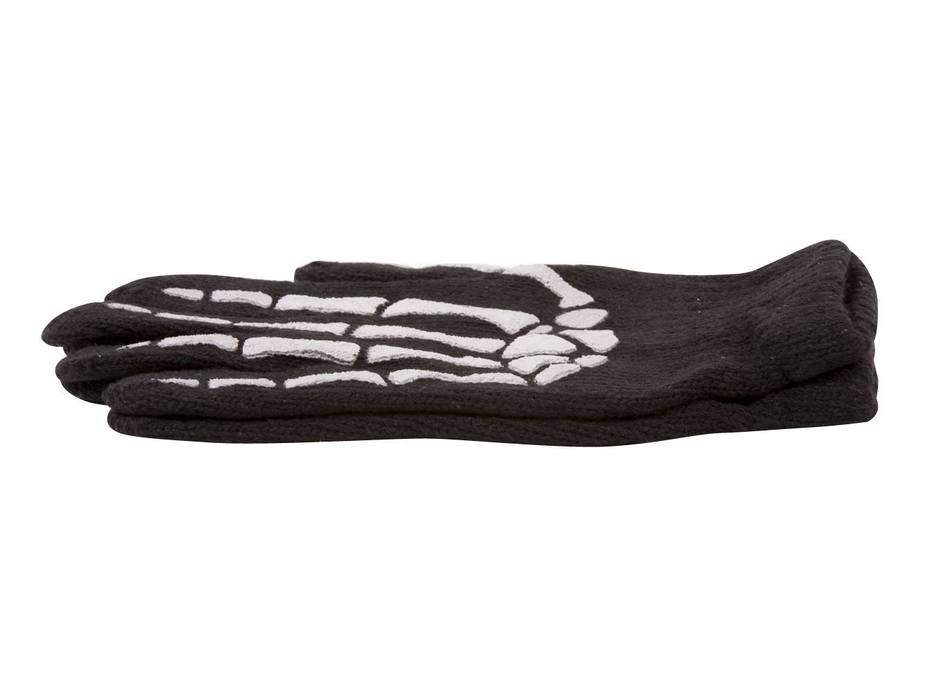 Skeleton Black Full Finger Gloves for Motorcycle Riding, Cycling, and Outdoor Sports - Breathable & Grip-Enhanced Design