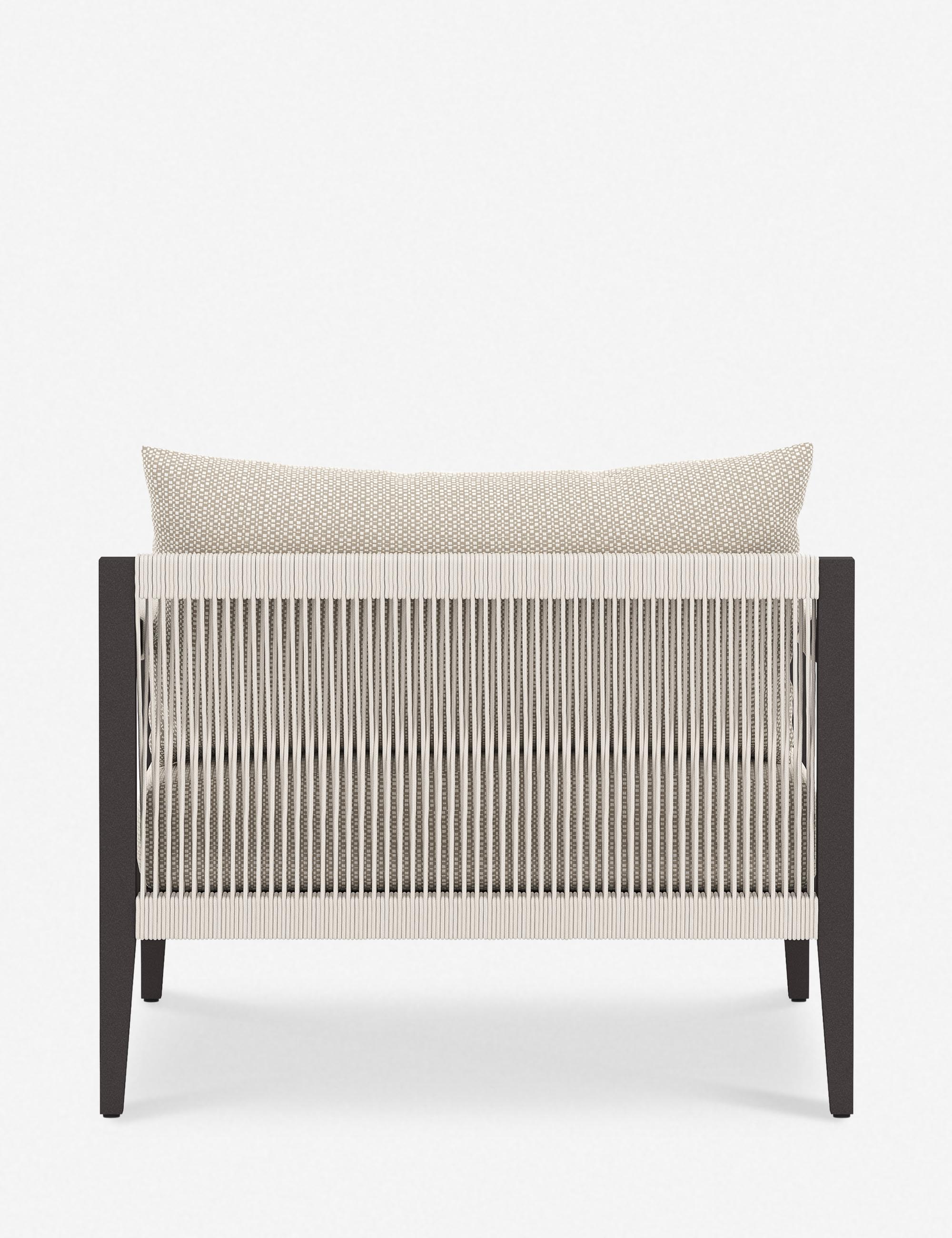 Cadenza Indoor Outdoor Accent Chair - Modern Patio Lounge Chair for Living Room, Garden & Balcony - Weather-Resistant Comfort Seating for Relaxing & Entertaining