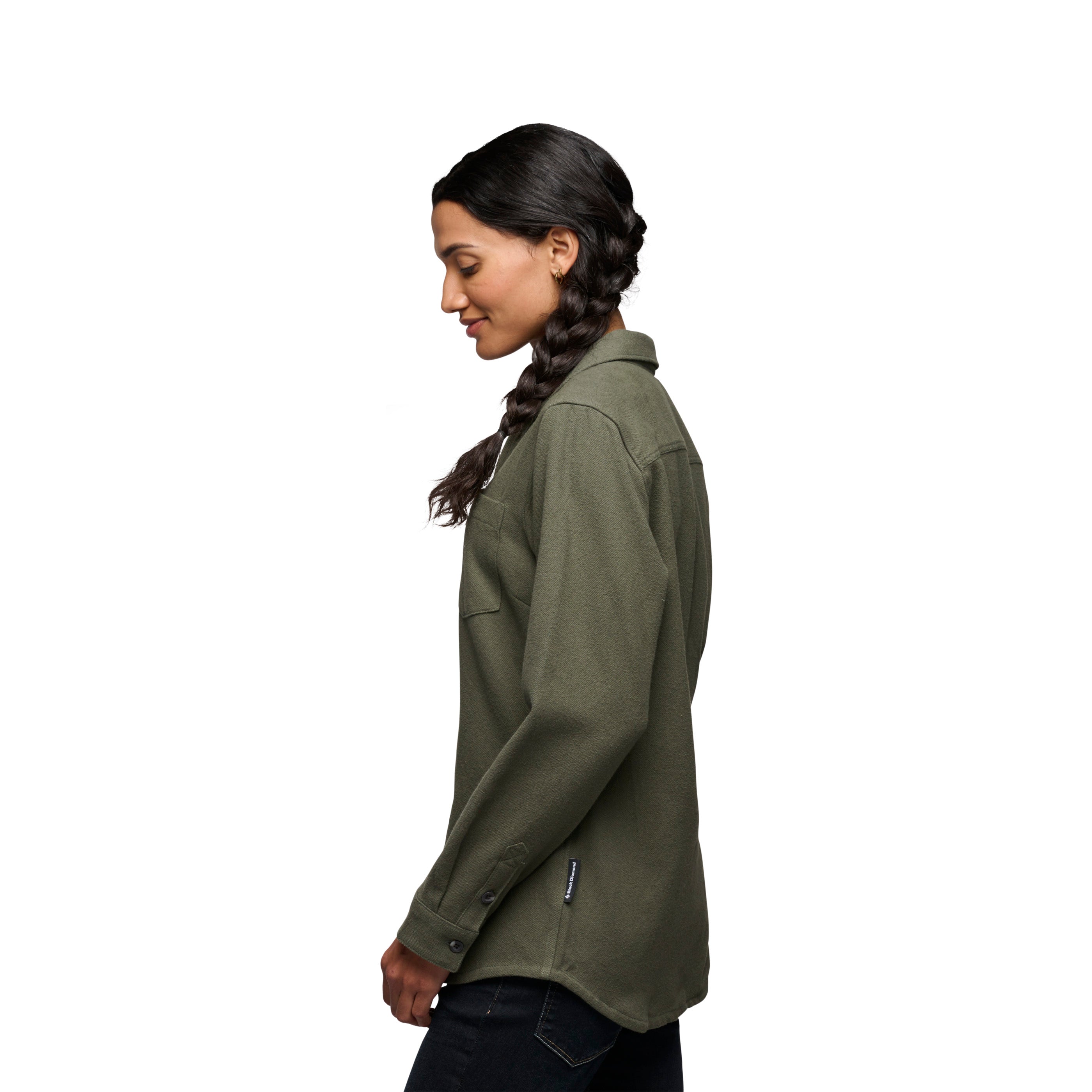 Women's Soft & Cozy Flannel Shirt - Warm Plaid Button-Up Top for Casual Outfits & Fall Layering