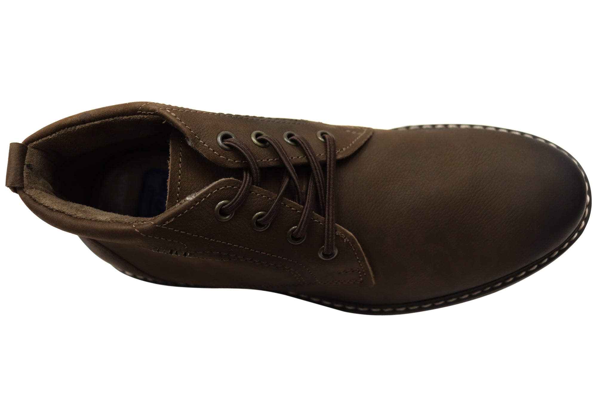 Pegada Ross Men's Comfortable Leather Boots - Handmade in Brazil - Durable & Stylish for Casual Wear, Outdoor Hiking & Work Boots