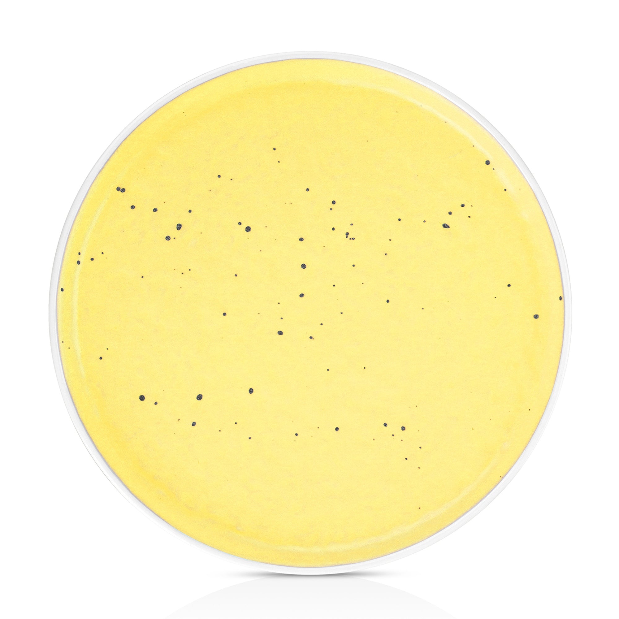 Elena Stoneware Dinner Plate - Yellow | Elegant & Durable Ceramic Plates for Everyday Dining, Parties & Home Decor