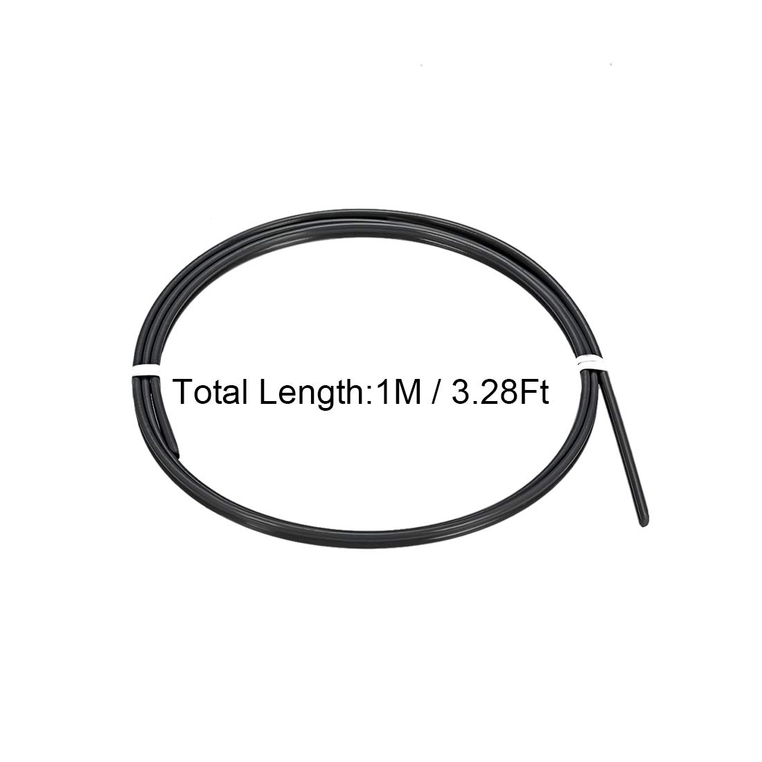 uxcell 3/16-inch Black ABS Plastic Welding Rods for Hot Air Gun - 3.3ft Length - Perfect for Automotive, Plumbing & DIY Repairs