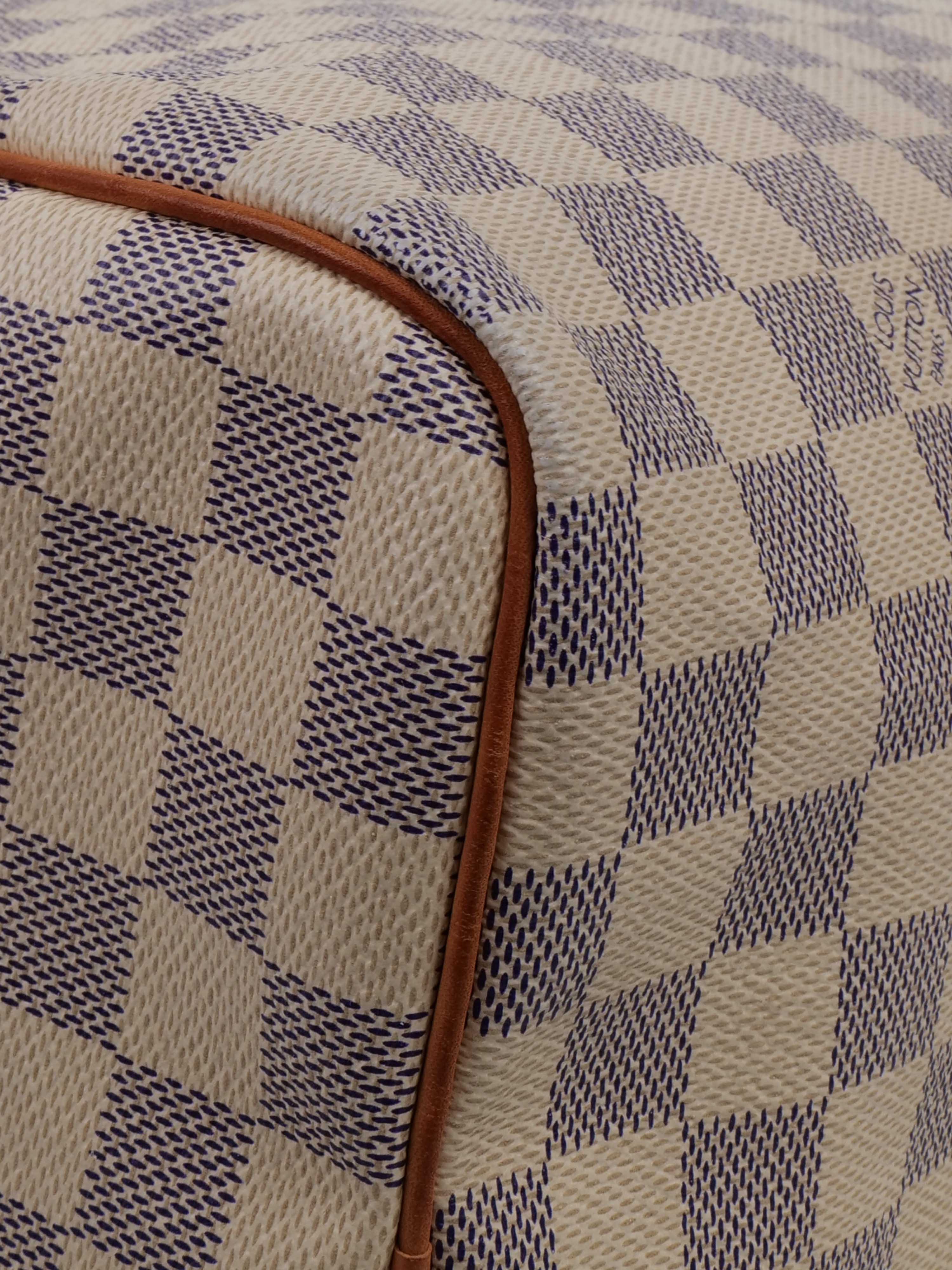 Louis Vuitton Damier Azur Speedy 30 Handbag - Luxury Designer Crossbody Bag for Women, Perfect for Travel, Work & Everyday Use