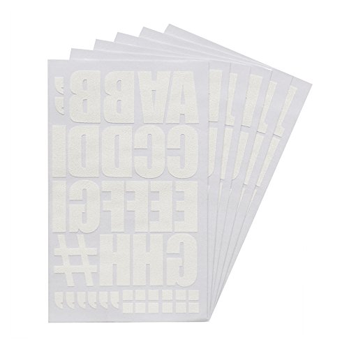 White - 6 sheet