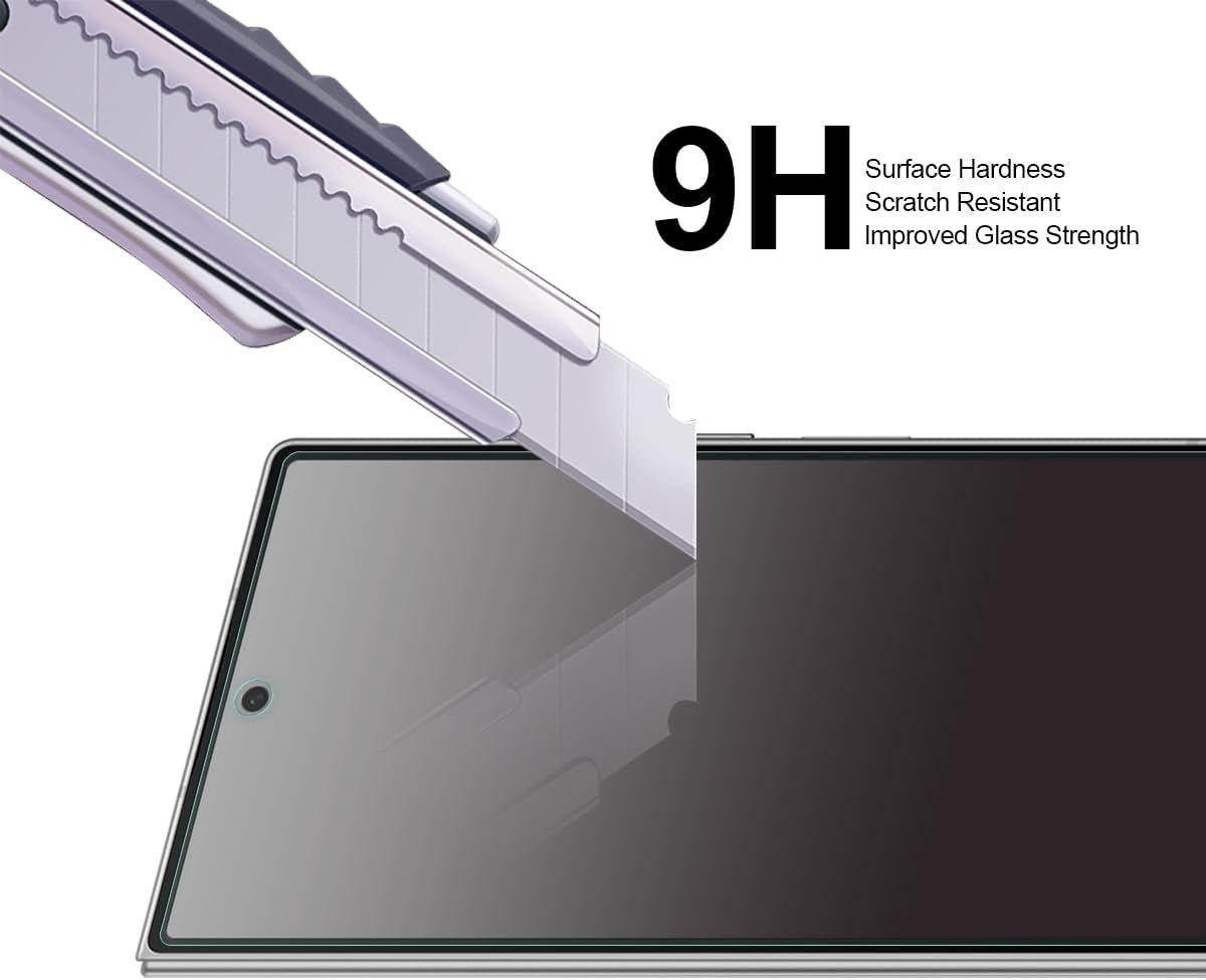 (3 Pack) Samsung Galaxy Z Fold 6 Tempered Glass Screen Protector [Front Screen Only] - Anti-Scratch, Bubble-Free, HD Clear - Perfect for Work, Gaming & Daily Use