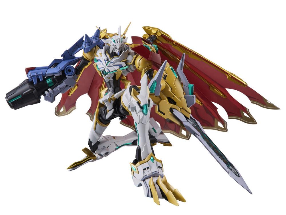 Figure Rise Standard Digimon X-Evolution Omegamon X Antibody (Amplified) Model Kit - Build & Display for Anime Fans & Collectors - Perfect for Home Decor, Gaming Room, or Gift for Digimon Lovers