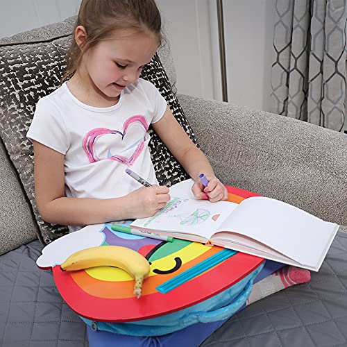 Premium Banana Lap Desk with Built-in Tablet Holder - Fits Laptops, Chromebooks & iPads up to 15