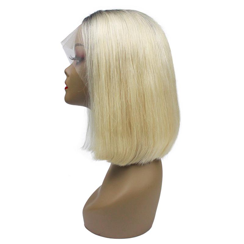 #1b/613 Bob Style Lace Front Wig - Natural Looking Human Hair Wigs for Women - Perfect for Daily Wear, Cosplay & Special Occasions