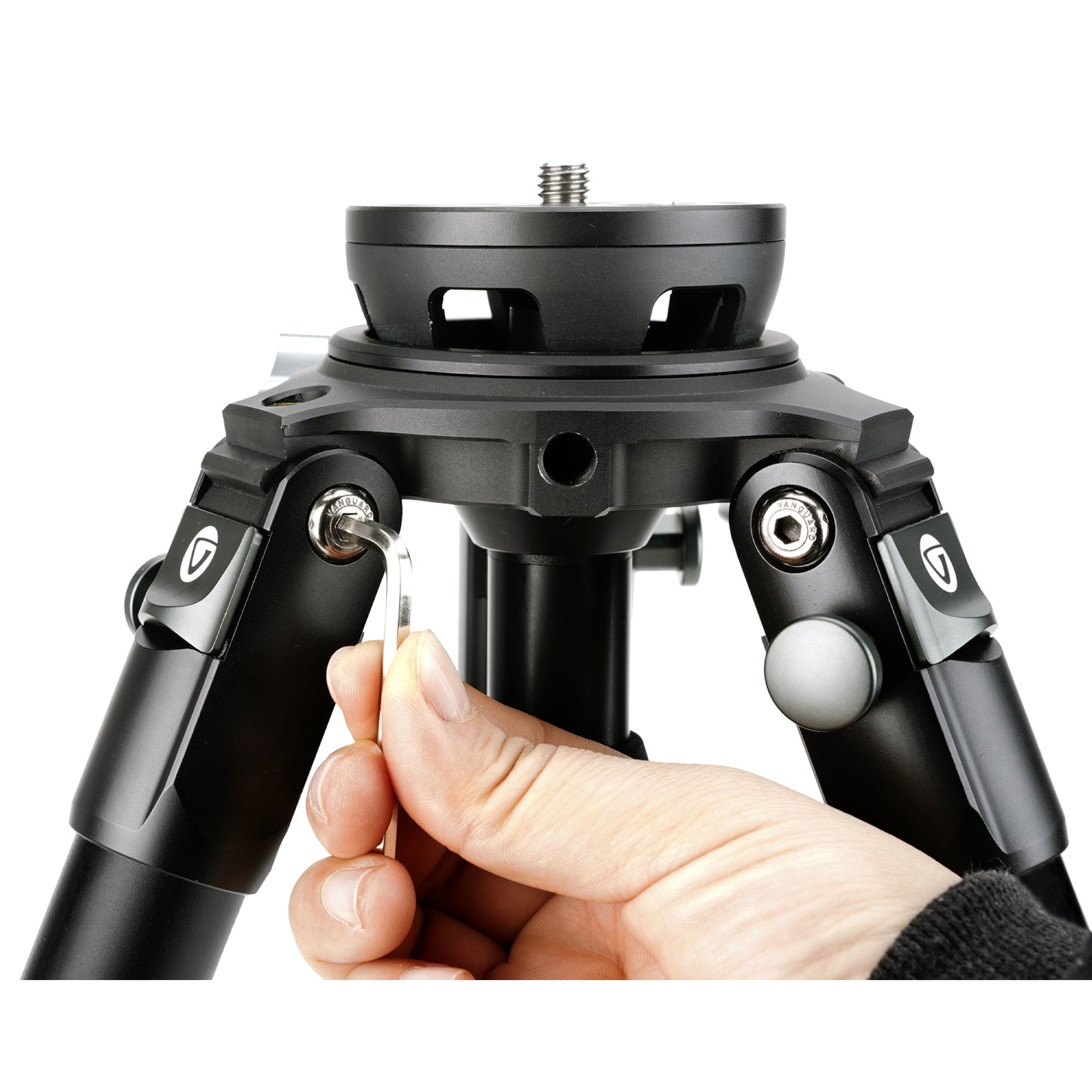 Alta Pro 3VRL 303AV20 Professional Video Tripod with Pan Head - Heavy Duty Camera Stand for DSLR, Camcorder & Streaming - Perfect for Film Making, YouTube Videos & Live Broadcasts