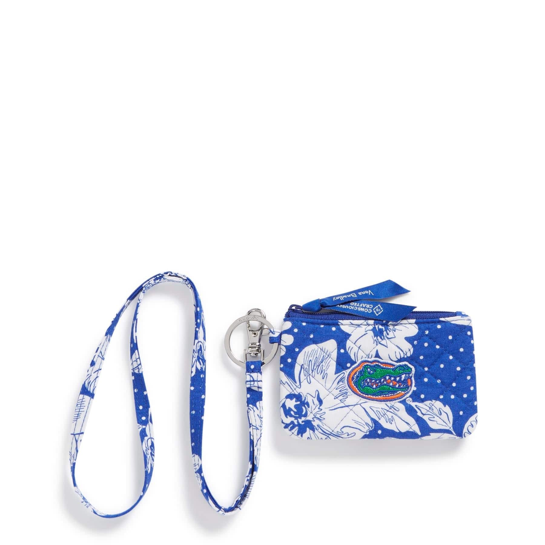 Collegiate Zip ID Lanyard - Durable School ID Badge Holder with Zipper Pocket for Students, Teachers & Staff - Perfect for Campus, Work & Events