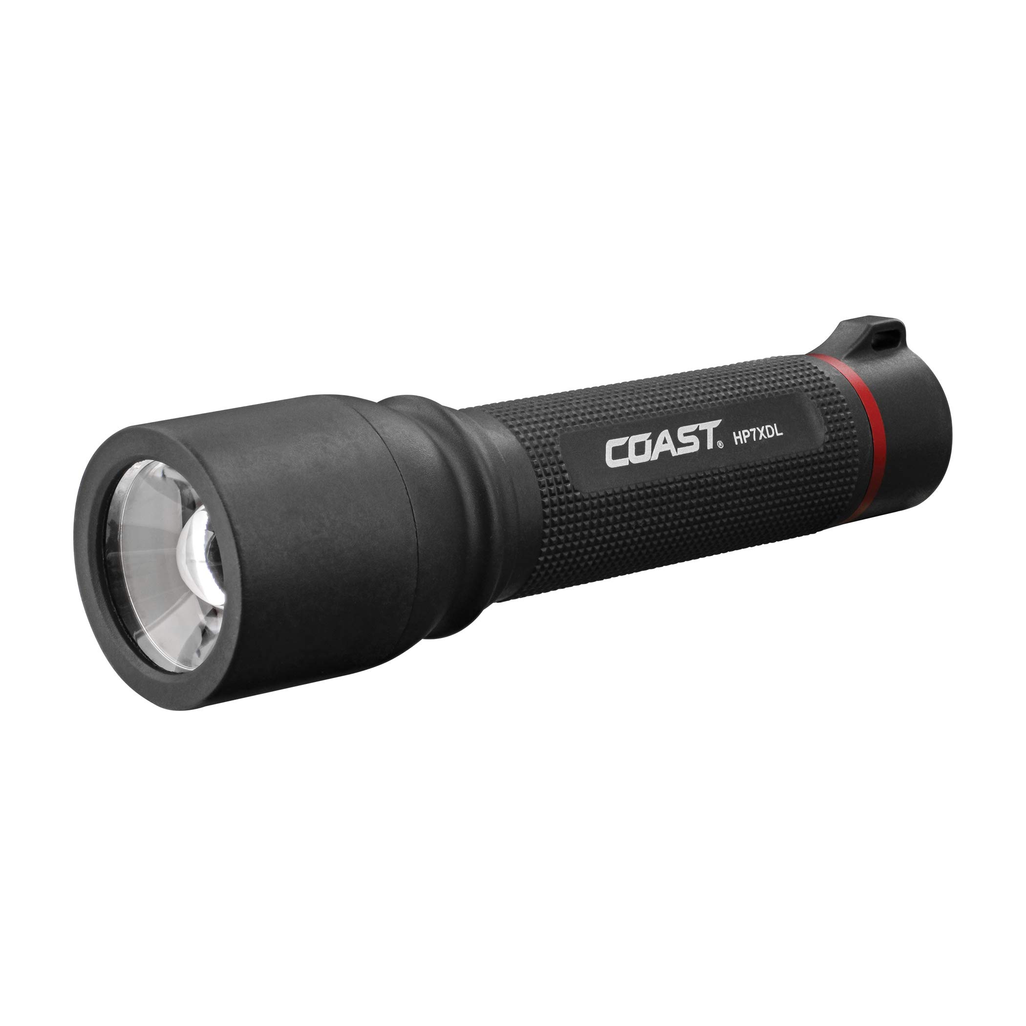 Coast HP7XDL 240 Lumen Long Range LED Flashlight with Focus Adjustment - Includes Batteries (Black) | Perfect for Camping, Hiking & Emergency Preparedness