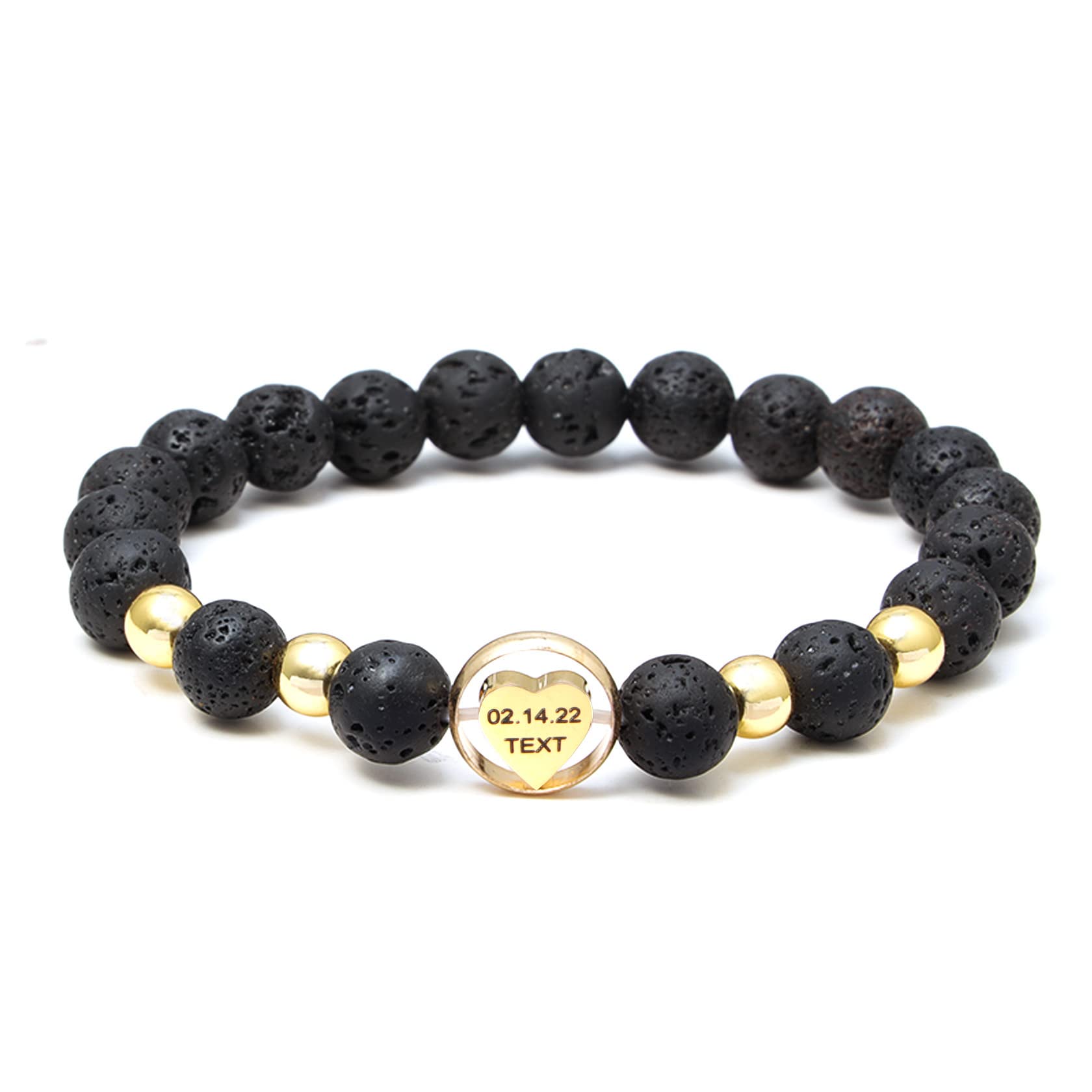 MILAKOO 8mm 7 Chakra Natural Stone Bead Bracelet for Women - Adjustable Spiritual Healing Jewelry for Meditation, Yoga & Positive Energy