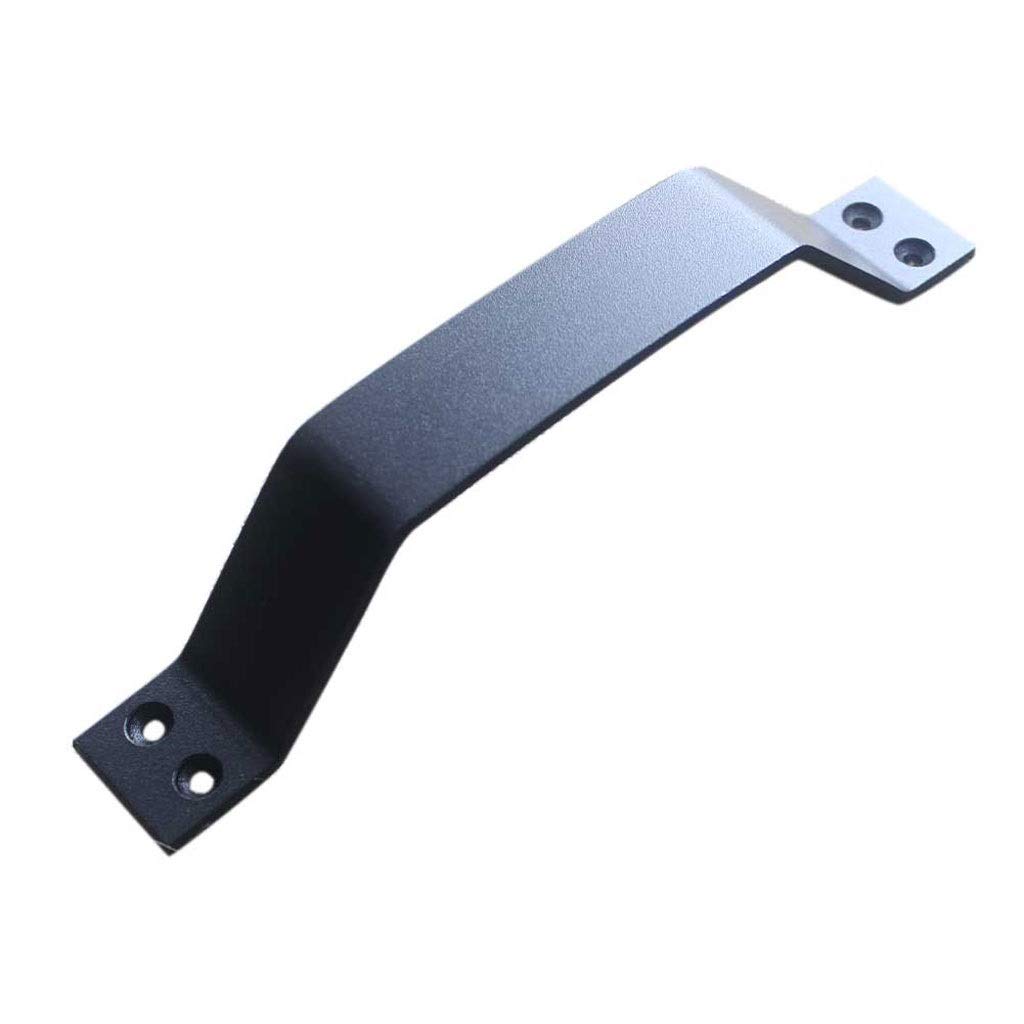 Sliding Carbon Steel Door Handle with Screws - Indoor/Outdoor Furniture Hardware for Wardrobes, Barn Gates & Home Decor | Durable Pull Knob for Closet, Cabinet & Entryway
