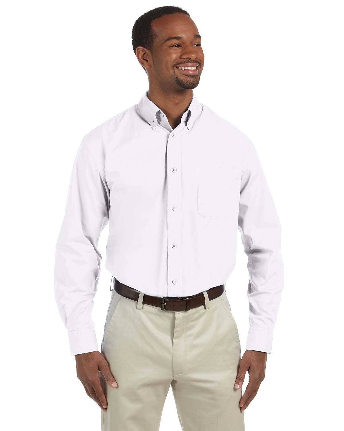 Premium Men's Tall Dress Shirt - Slim Fit Poplin Button Down Shirt for Business & Formal Occasions | Office Wear, Weddings & Special Events