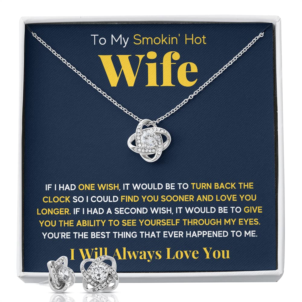 Personalized Romantic Necklace for Wife - Custom Engraved Jewelry Pendant with Gift Box - Perfect Birthday, Valentine's Day & Anniversary Gift from Husband - Thoughtful Present for Her to Wear Daily