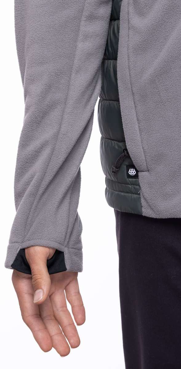 686 Hybrid Puffer Jacket for Men & Women - Lightweight Waterproof Winter Coat 2023 - Perfect for Skiing, Hiking & Outdoor Adventures