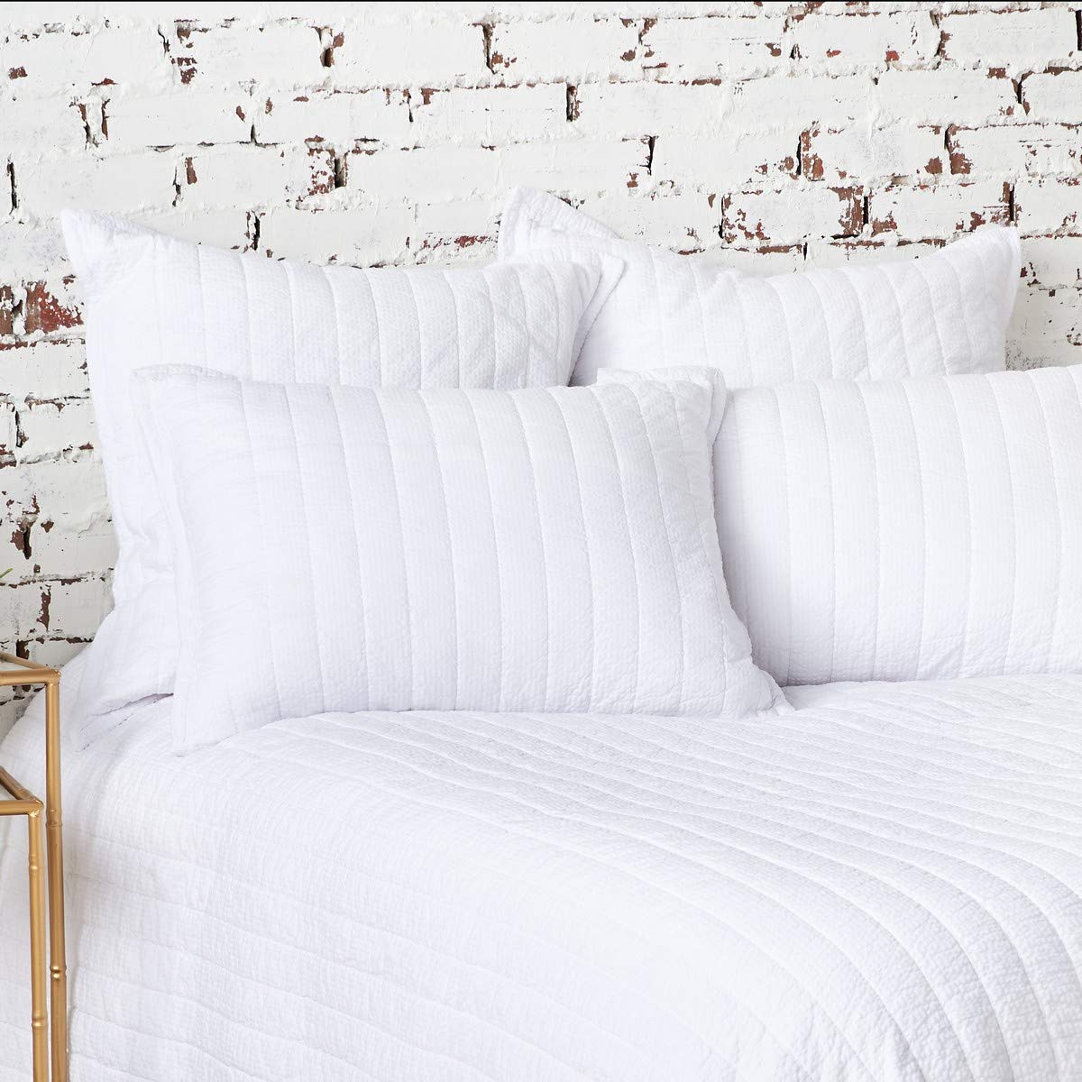 Carol & Frank Mallory Full/Queen Quilt Set - Soft & Breathable White Bedding for Comfortable Sleep - Perfect for Master Bedrooms, Guest Rooms & Cozy Home Decor