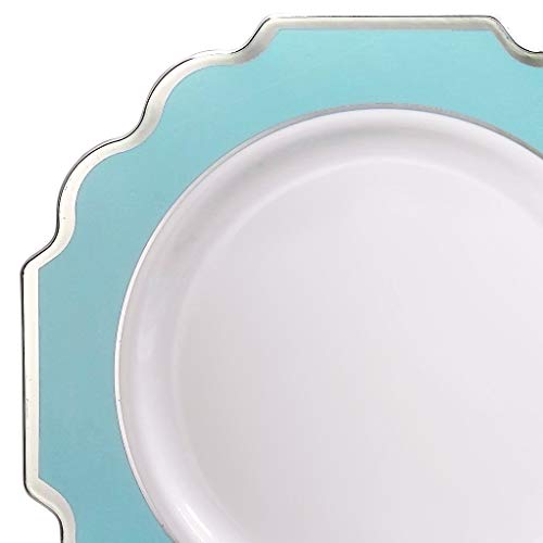 F. Imperial Aqua & Silver