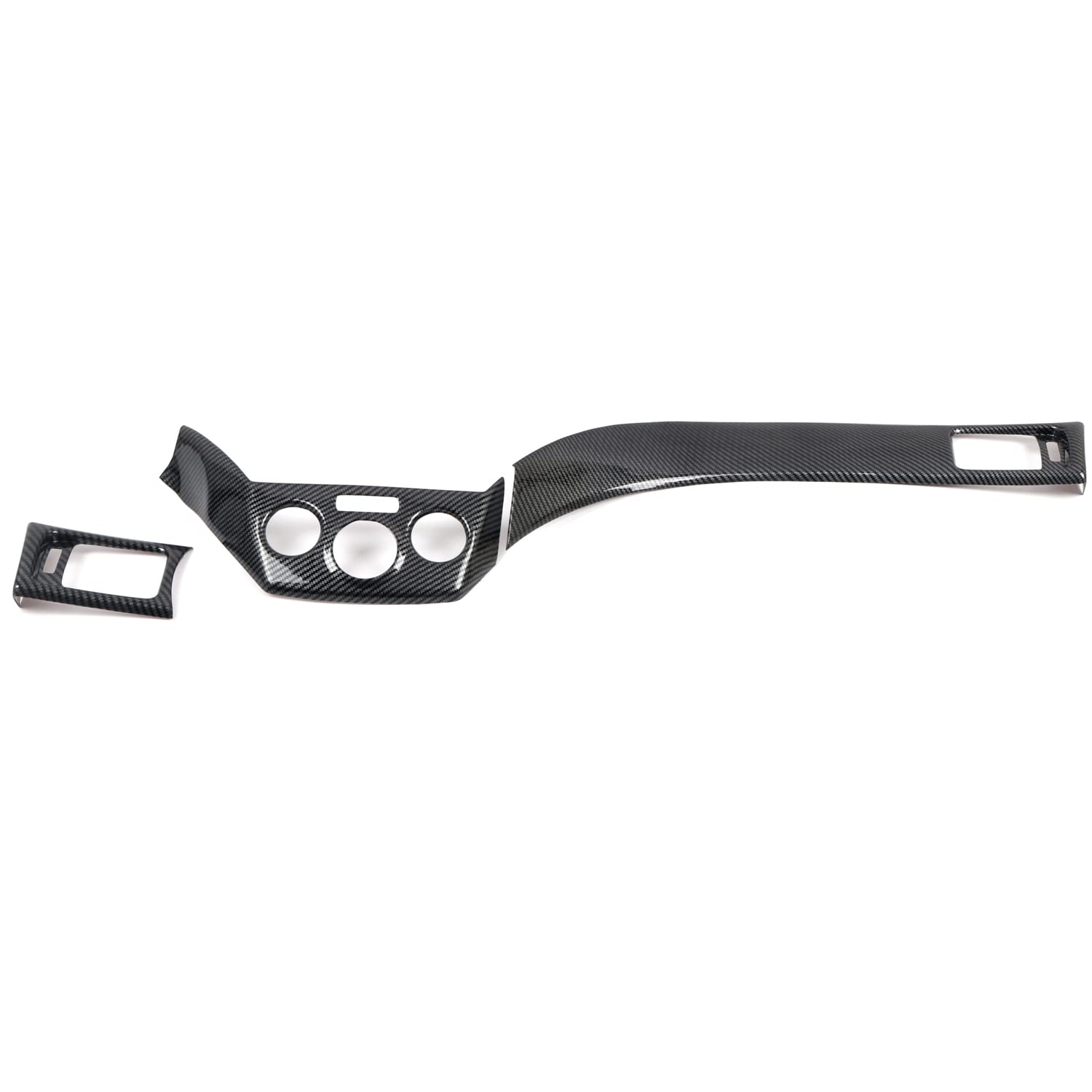 High-Quality ABS Carbon Fiber Center Console & Air Vent Panel Cover Trim for Subaru Impreza WRX/STi 2008-2014 - 3pc Interior Upgrade Kit (Not Compatible with RHD Models) | Enhance Your Car's Sporty Look & Protection