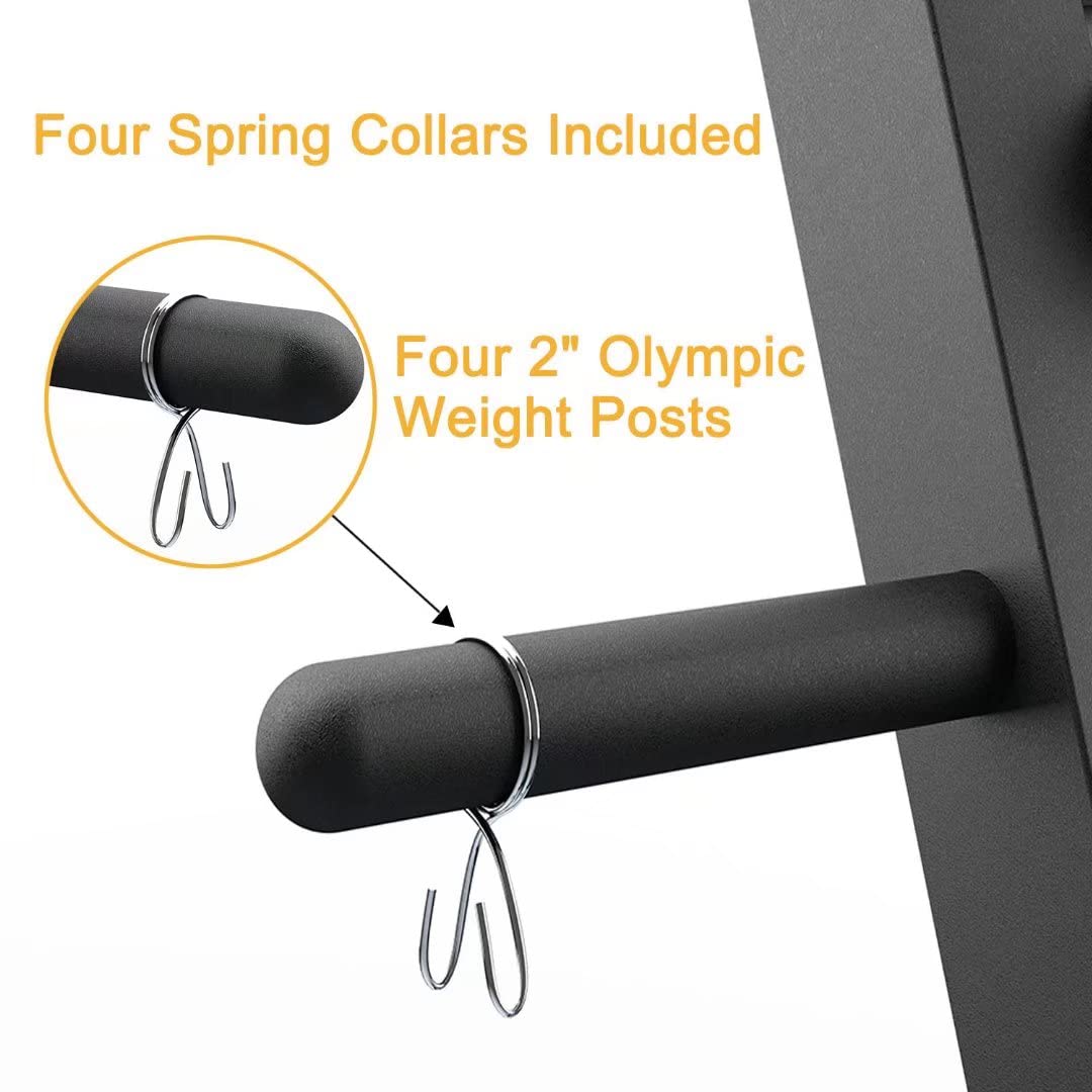 3-Tier Heavy Duty Dumbbell Rack Stand for Home Gym - Steel Free Weight Storage Organizer for Dumbbells, Weight Plates & Barbells (1200 LBS Capacity) - Perfect for Garage Gym, CrossFit & Strength Training Workouts