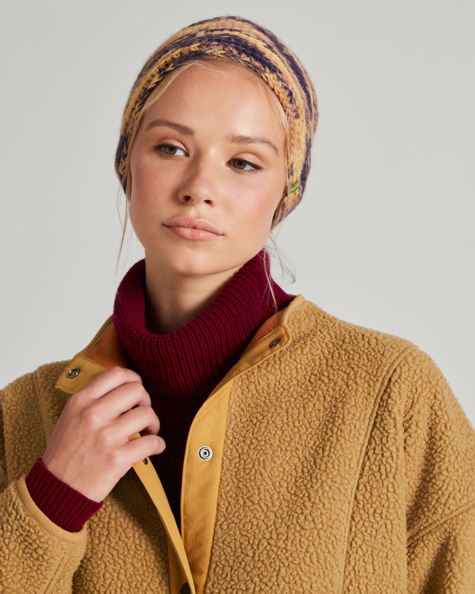 Khusi Lite Beanie - Soft Winter Hat for Men & Women in Dusk, Biscotti & Canvas Colors - Perfect for Skiing, Hiking and Cold Weather Activities