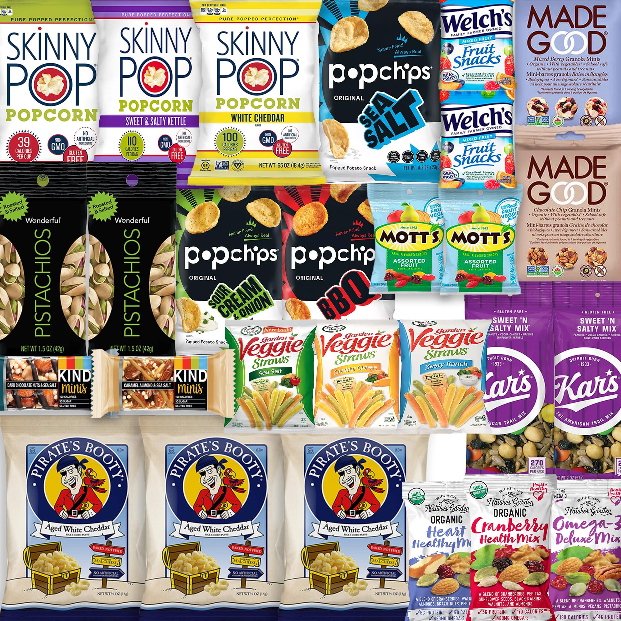 Gluten Free Snacks Variety Pack - Healthy Celiac Friendly Snack Box for Adults & Kids | Perfect for School Lunches, Office Snacks & Travel