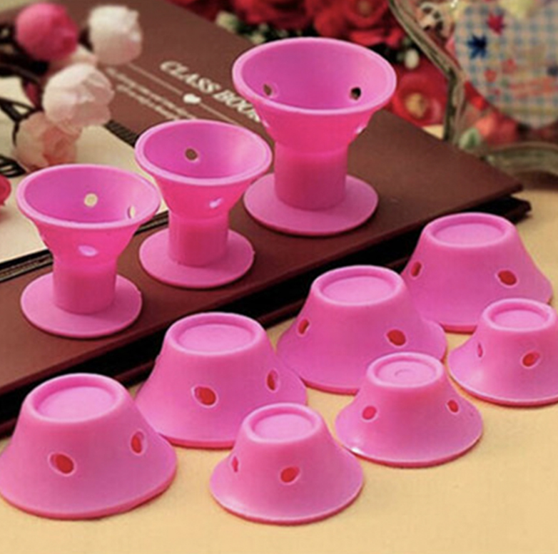 No Heat Soft Rubber Magic Hair Care Rollers - Silicone Hair Curlers for Easy Styling | Perfect for Home, Salon & Travel Use