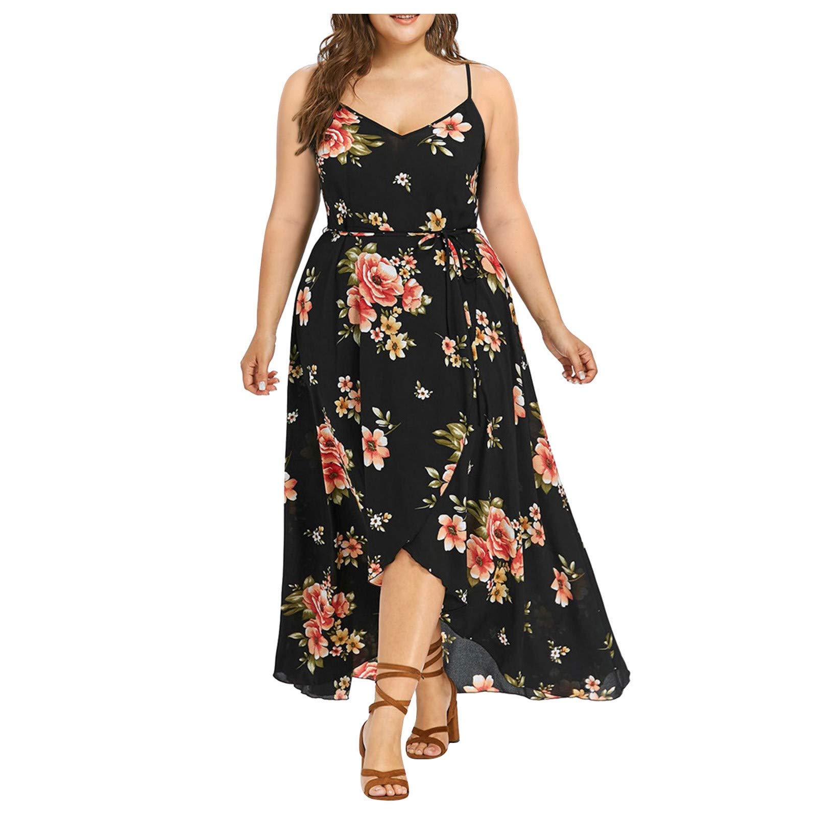 Elegant Vintage Floral Long Dress for Women - Wedding Guest, Party & Cocktail Dress | Summer & Fall Occasions | Perfect for Garden Weddings, Bridal Showers & Formal Events