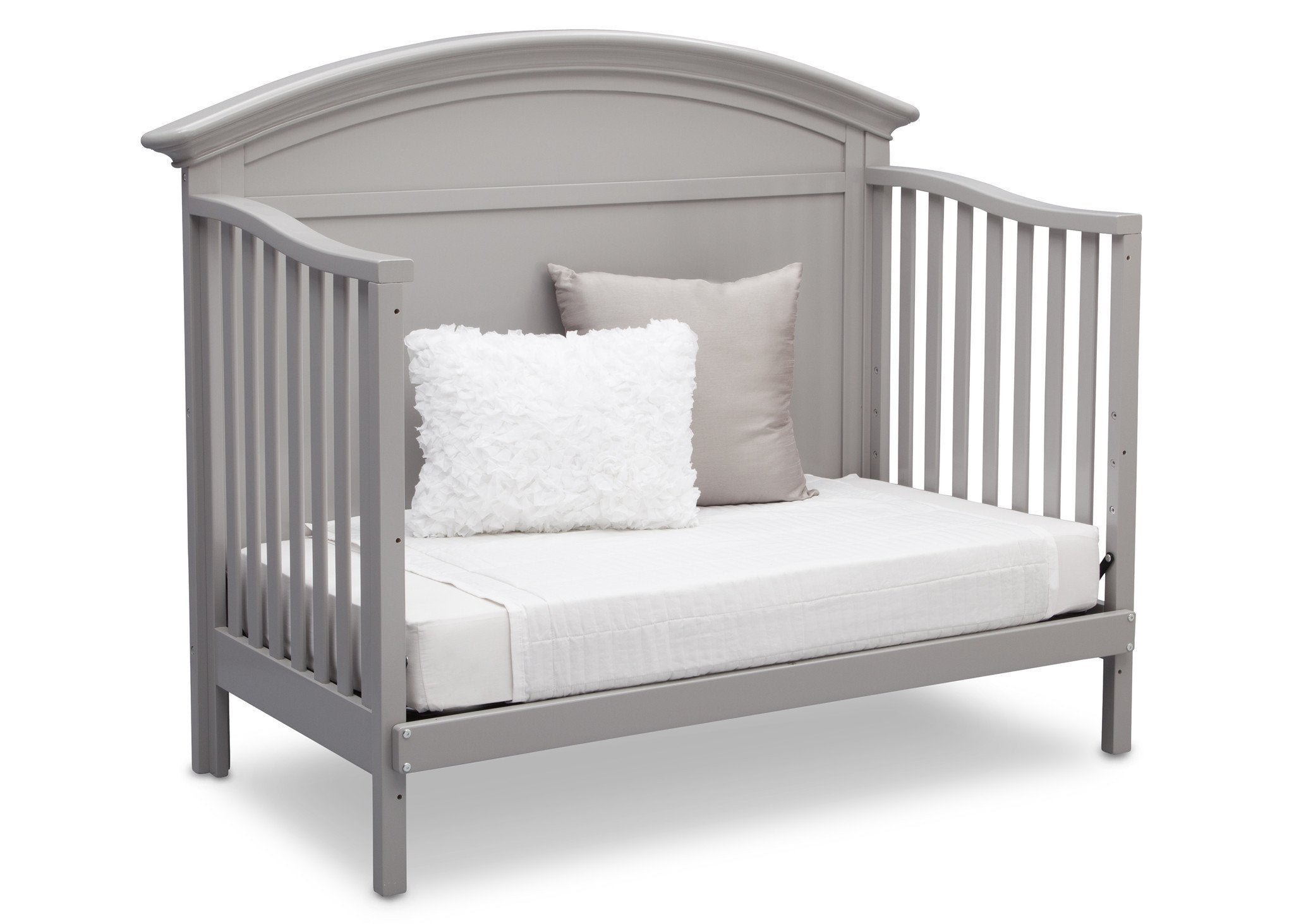 Adelaide 4-in-1 Convertible Baby Crib - Toddler Bed, Daybed & Full-Size Bed - Safe Nursery Furniture for Newborns & Kids - Perfect for Bedrooms, Daycare & Guest Rooms