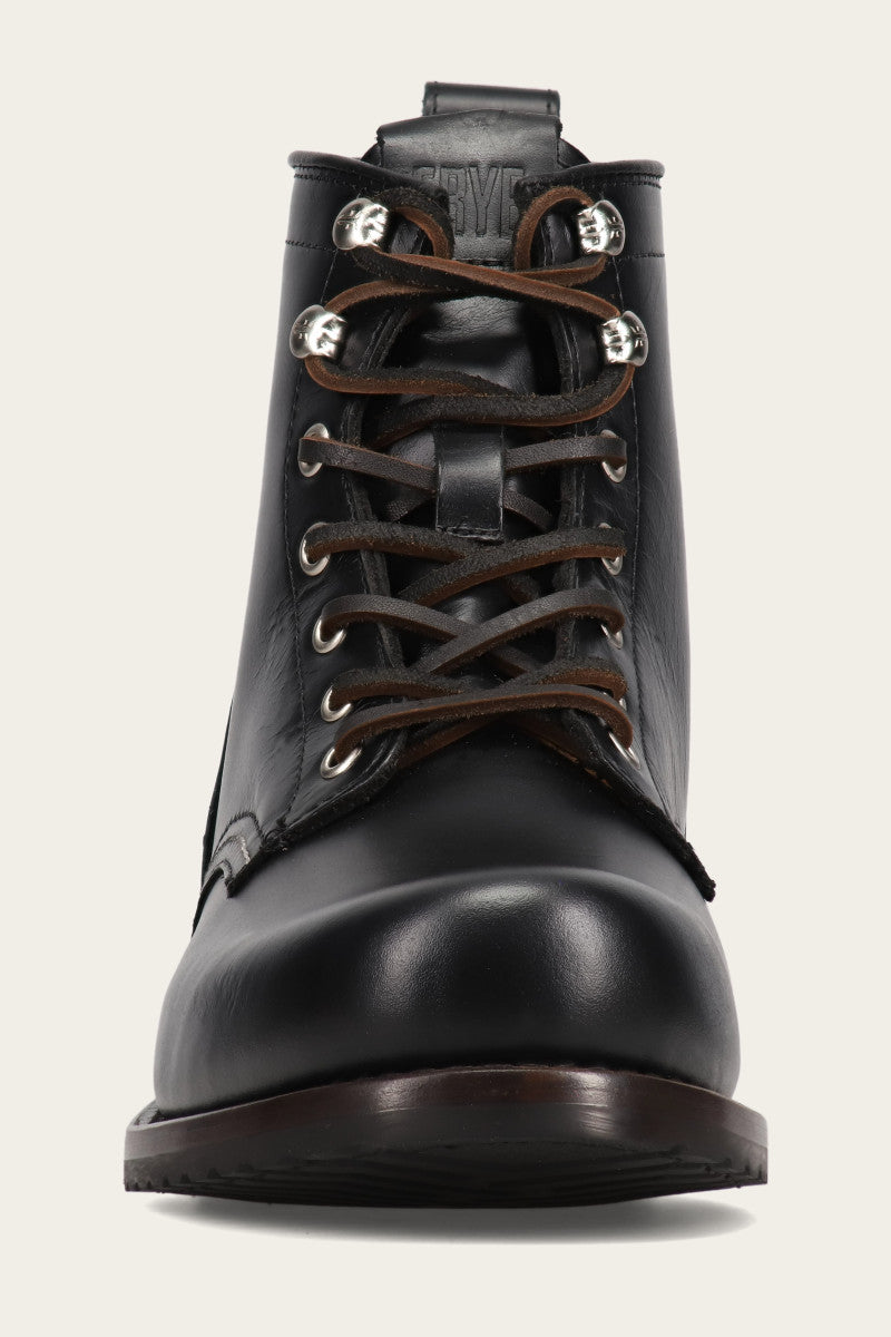Premium Hudson Workboot Plain Toe - Durable Pre-Owned Work Boots for Men | Ideal for Construction, Landscaping & Outdoor Work