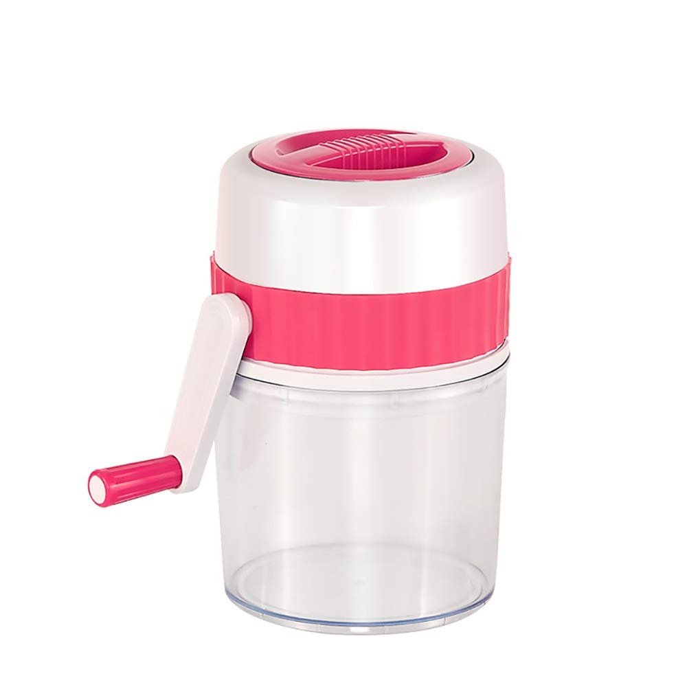 Portable Hand Crank Ice Crusher - Manual Ice Shaver Machine for Snow Cones & Cocktails - Kitchen Appliance for Home, Bars & Outdoor Parties