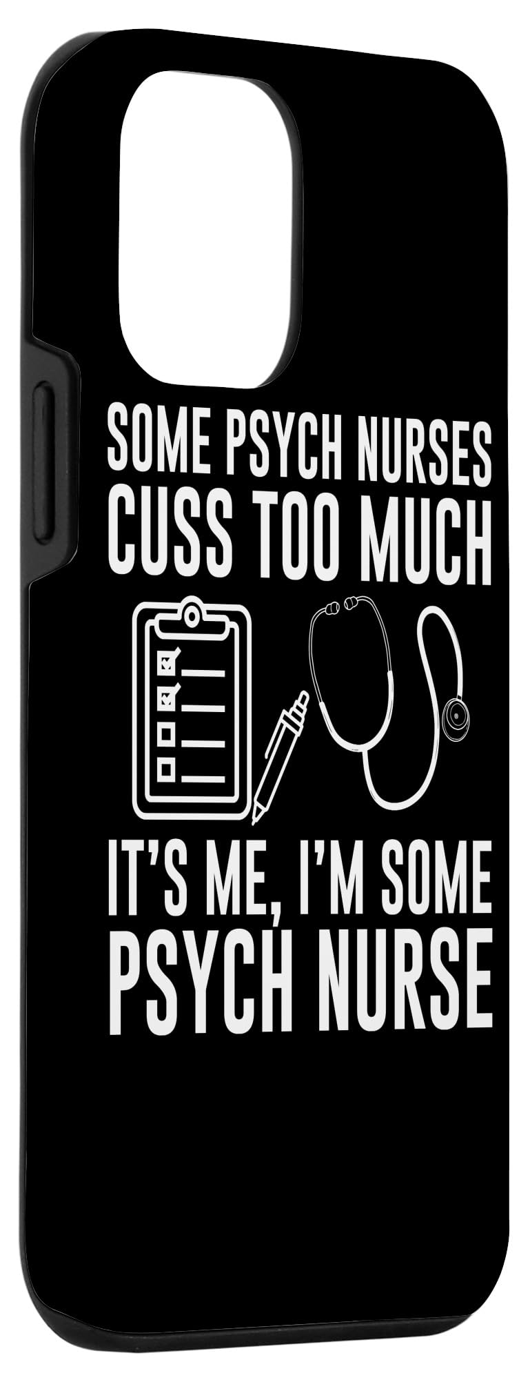 Funny iPhone 12 mini Case for Nurses - Cute Psych Nurse Apparel Design - Perfect Gift for Nursing Students & Healthcare Workers