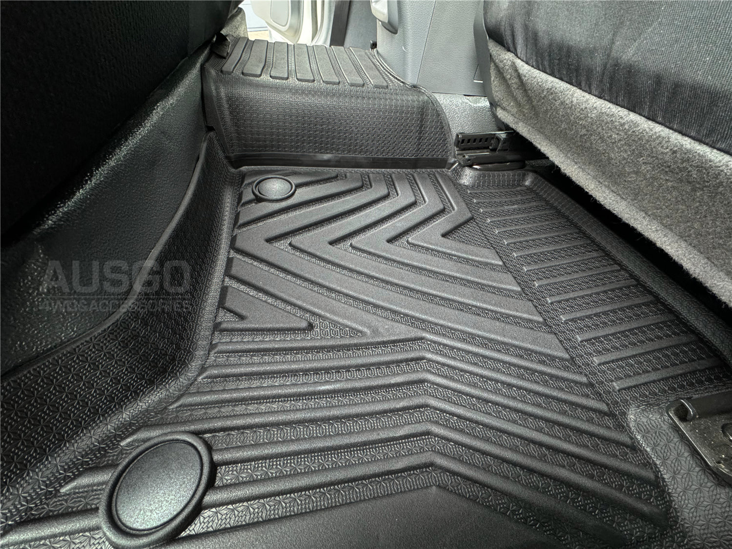5D Injection Floor Mats for Ford Ranger PX PX2 PX3 Series Dual Cab 2011-2022 | Custom Fit All-Weather Protection | Perfect for Off-Roading, Camping & Daily Driving