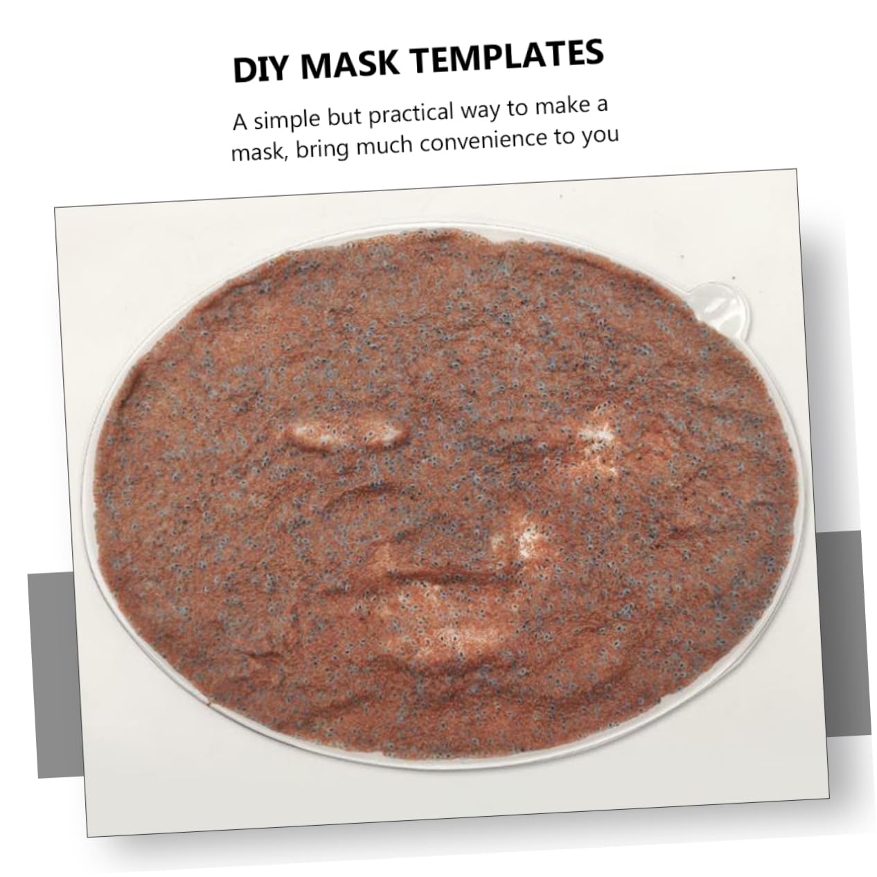 20pcs Reusable DIY Facial Mask Mold Set - Professional Mask Trays for Homemade Skincare & Spa Treatments - Perfect for Face Mask Makers, Beauty Salons and At-Home Skincare Routines