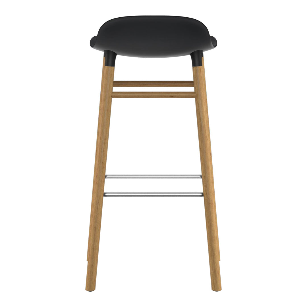 Modern Wooden Bar Stool with Sturdy Wood Legs - Counter Height Kitchen & Pub Stool for Home, Restaurant & Bar Use
