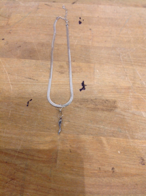 925 Sterling Silver Italian Horn Necklace for Men & Women - Protection & Style Amulet for Everyday Wear & Gifting