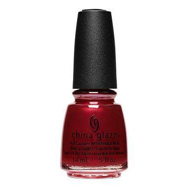 China Glaze Haute Blooded Nail Polish - 0.5 oz / 14.7ml (#84285) - High Shine Vampy Red Nail Lacquer for Salon-Quality Manicures at Home, Perfect for Date Nights & Special Occasions