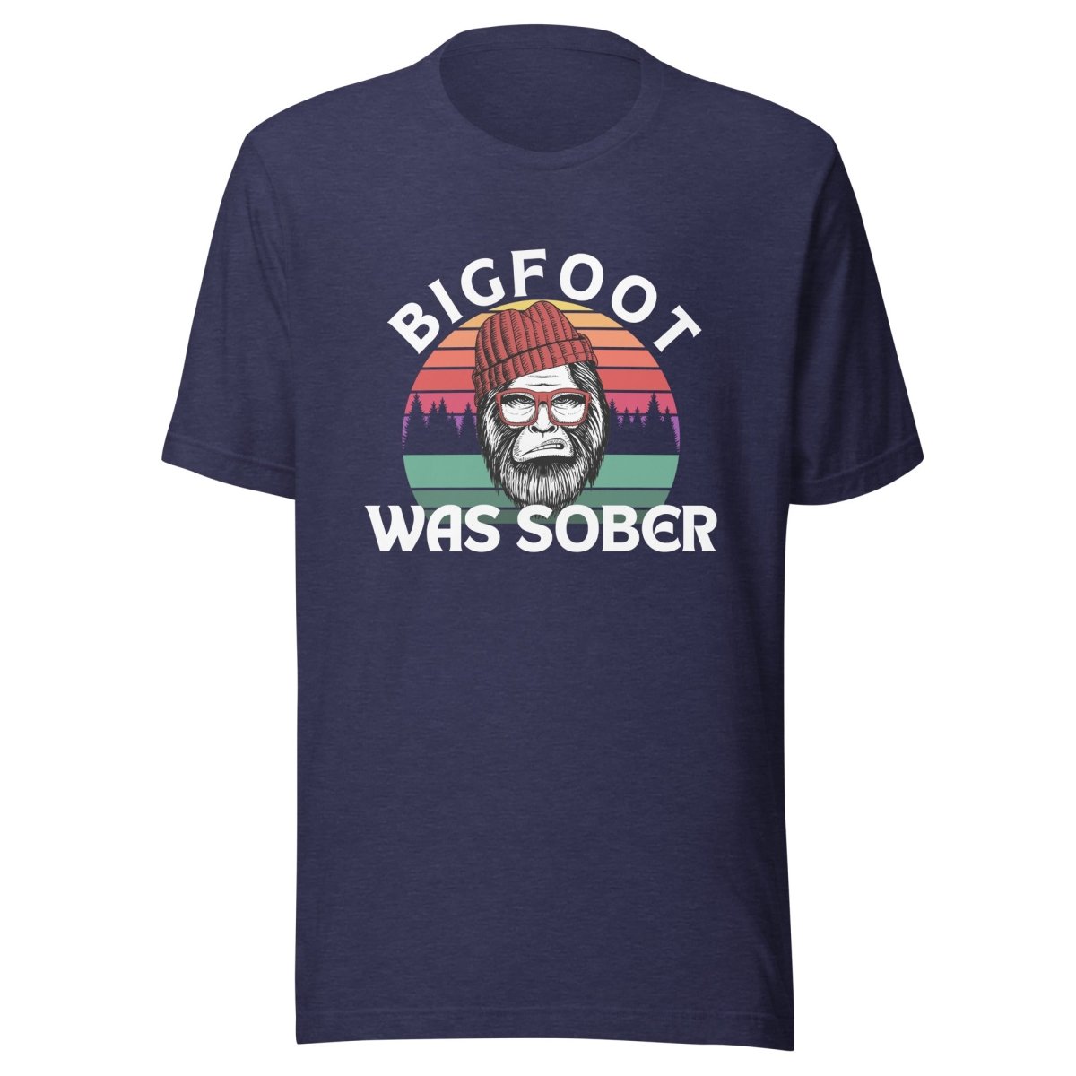 Bigfoot Was Sober! Funny Cryptid Humor Unisex T-Shirt - Perfect for Halloween Costumes, Cryptozoology Fans & Casual Wear