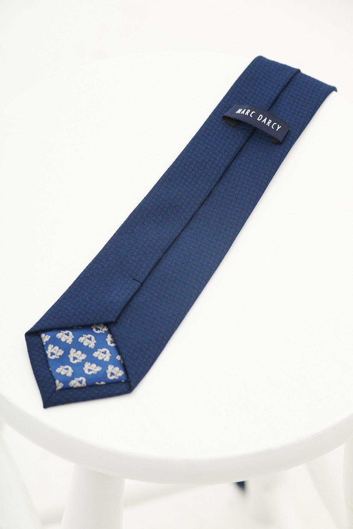 MAX Royal Diamond Print Tie for Men - Elegant Silk Necktie for Business, Weddings & Formal Events