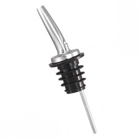 Premium BarConic® 304 Stainless Steel Liquor Pourers with Caps - 12 Pack Set for Bartending, Home Bars & Cocktail Making