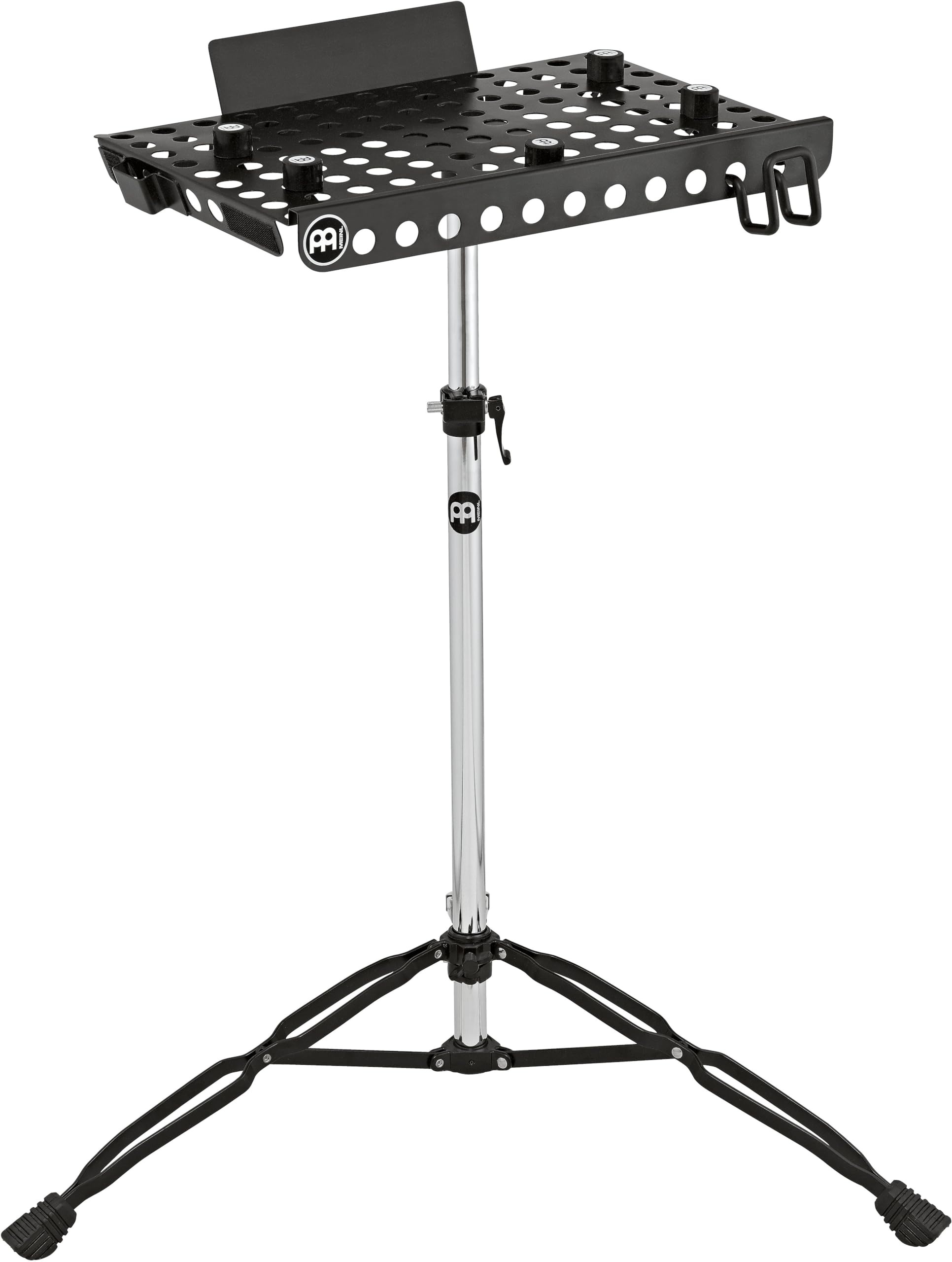 Meinl Percussion TMLTS Double Braced Tripod Laptop Stand - Adjustable Steel Table for Home Office, Studio & Stage Use