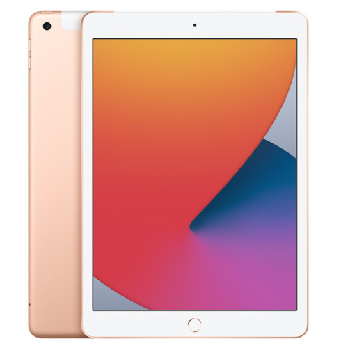 Apple iPad 8th Generation (2020) 10.2-inch 32GB Gold - WiFi + Cellular - Perfect for Work, Study & Entertainment