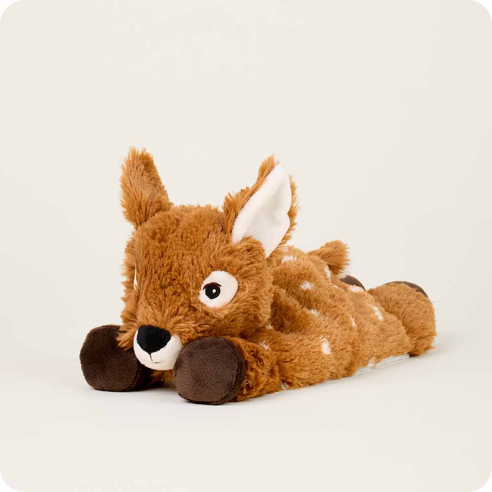 Cozy Warmies Plush Deer Heating Pad - Soft & Comfortable for Relaxation, Stress Relief & Pain Relief - Perfect for Home, Office & Travel Use