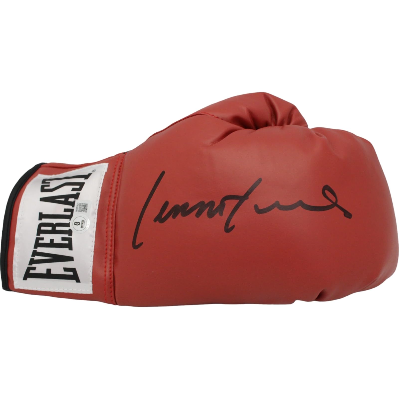 Lennox Lewis Autographed Red Right Boxing Glove - Beckett Certified - Collectible Memorabilia for Boxing Fans & Sports Enthusiasts - Perfect for Display, Gifts, and Auctions