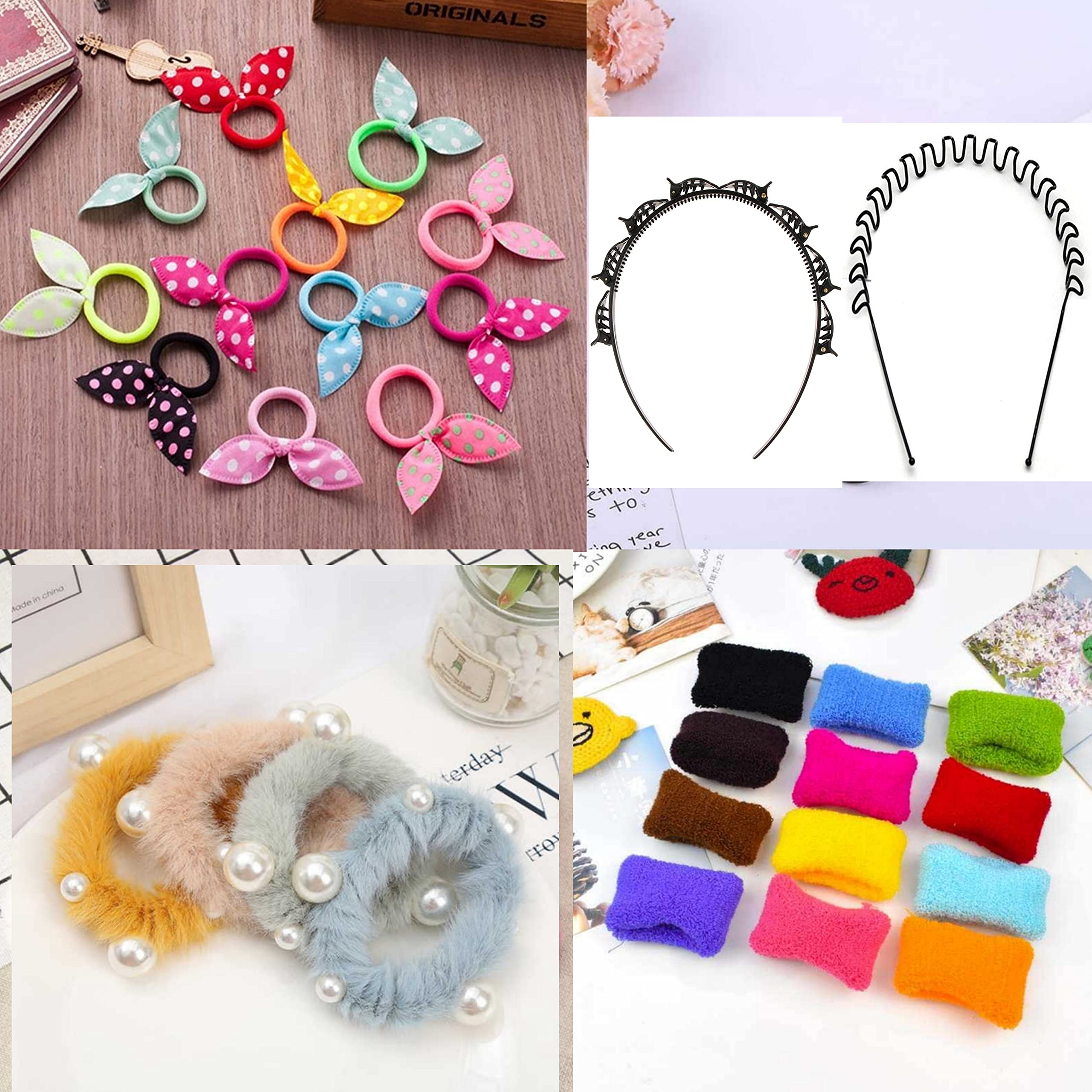 GARG 30-Pack Maha Combo Hairbands for Women & Girls - Soft Stretch Hair Accessories for School, Work, Sports & Everyday Styling