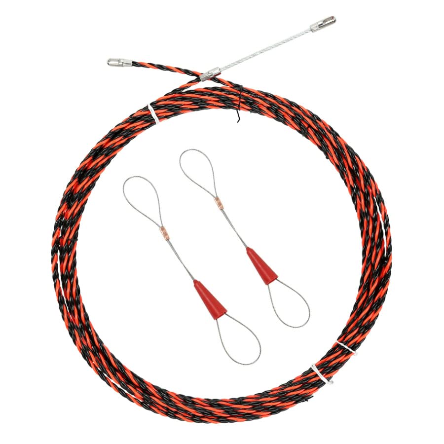 Electric Wire Threader Tool - 5M/10M/15M/20M/25M/30M/50M Cable Puller for Electrical Wiring | Professional Electrician Threading Device | Perfect for Construction, Home Renovation & DIY Projects