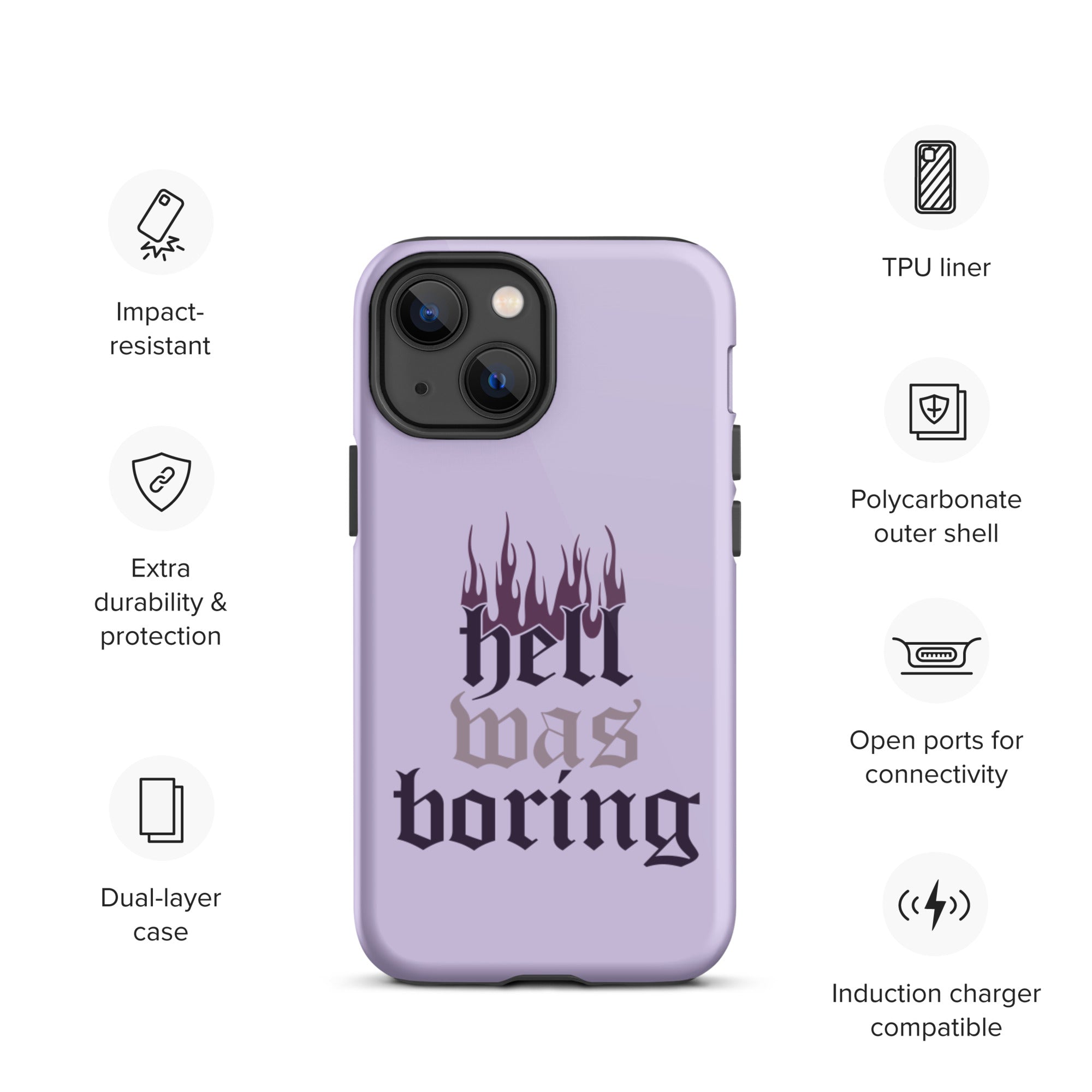 Premium Tough iPhone Case - Shockproof & Durable Protection for Everyday Use | Perfect for Outdoor Adventures & Active Lifestyles